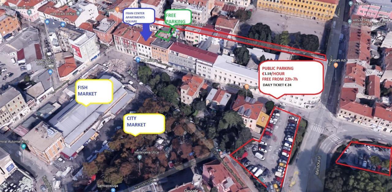 Fran Center Apartments Πούλα Εξωτερικό φωτογραφία